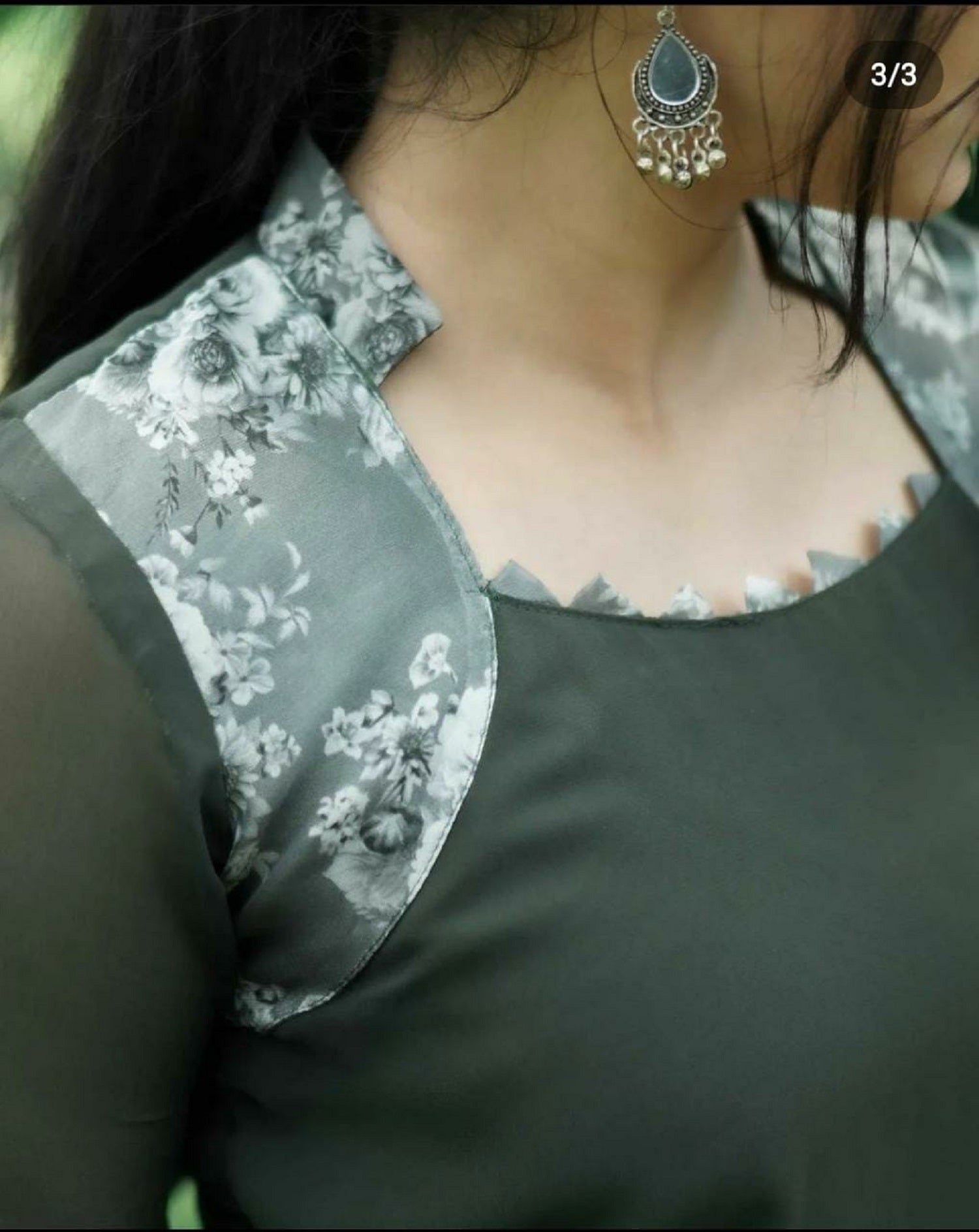 Faux Georgette Women A Line With Digital Print Dress For Casual look And Function Wear and Office Wear